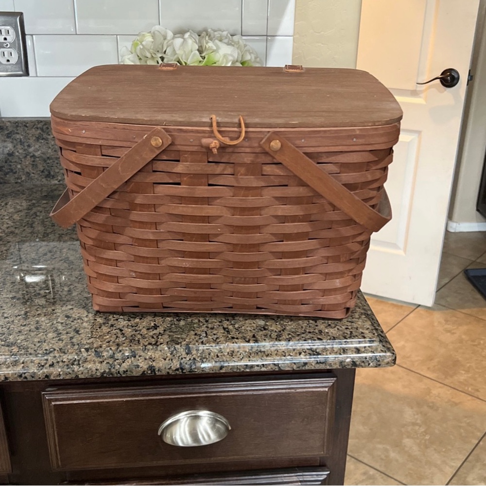 Longaberger picnic basket